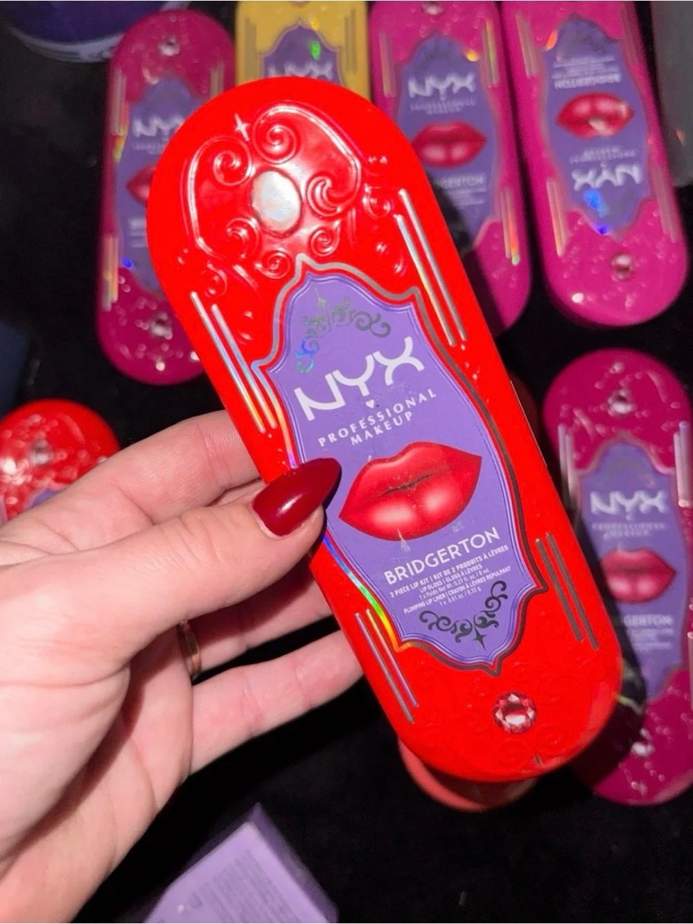 Red Royal Lip Kit - flirty red